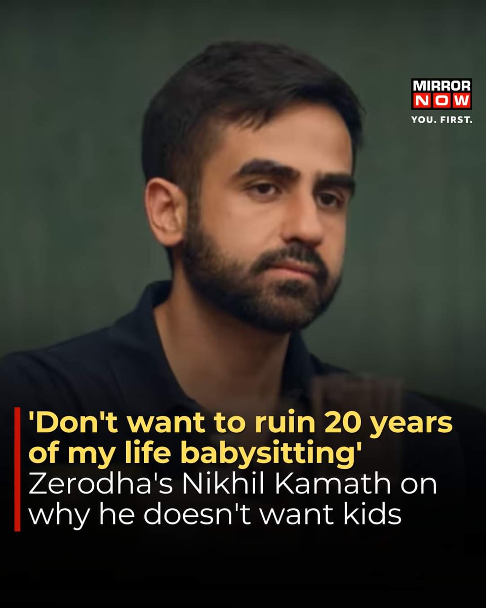 He's right. Those dirty crying kids are a waste of time and money. And humans are the biggest pest on Earth.

And mah word is final 😎✌️

#Zerodha #Nikhilkamath