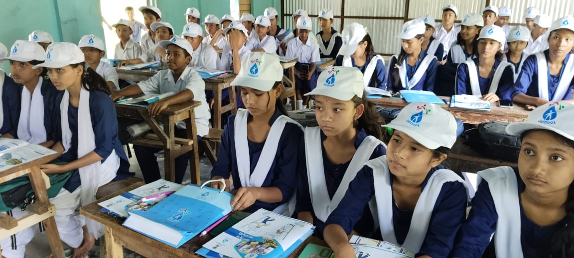 Nurturing the youth for a better tomorrow!

Today on 16th May, 2024, the phase 2 of day 1 Jal Shala program has been conducted at Baruahpukhuri High School of Amguri Block under Sivasagar District.

The students were given classroom training.

#JalShala #JJMAssam