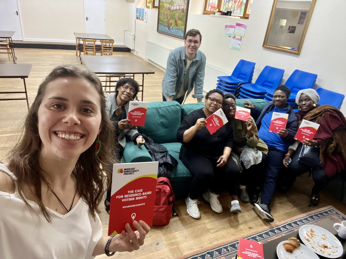 What a lively, powerful discussion on UK politics and migrants rights at @migrantsorg coffee morning today! This group is ready for voting rights for all! We are ready to build a fairer world for us all. We talked about the UK political system and how we can build more power!