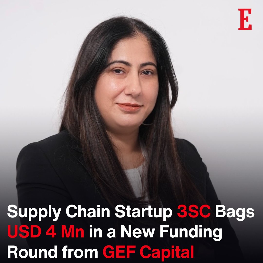 Supply Chain Startup 3SC Bags USD 4 Mn in a New Funding Round from GEF Capital

Read the story: ow.ly/7uFI50RIb7j

#MarketEntry #NewTechnologies #GlobalExpansion #StartupFunding #GEFCapital #SeriesBFunding #TechExpansion #AIInnovation #SupplyChainTech #GurgaonStartup