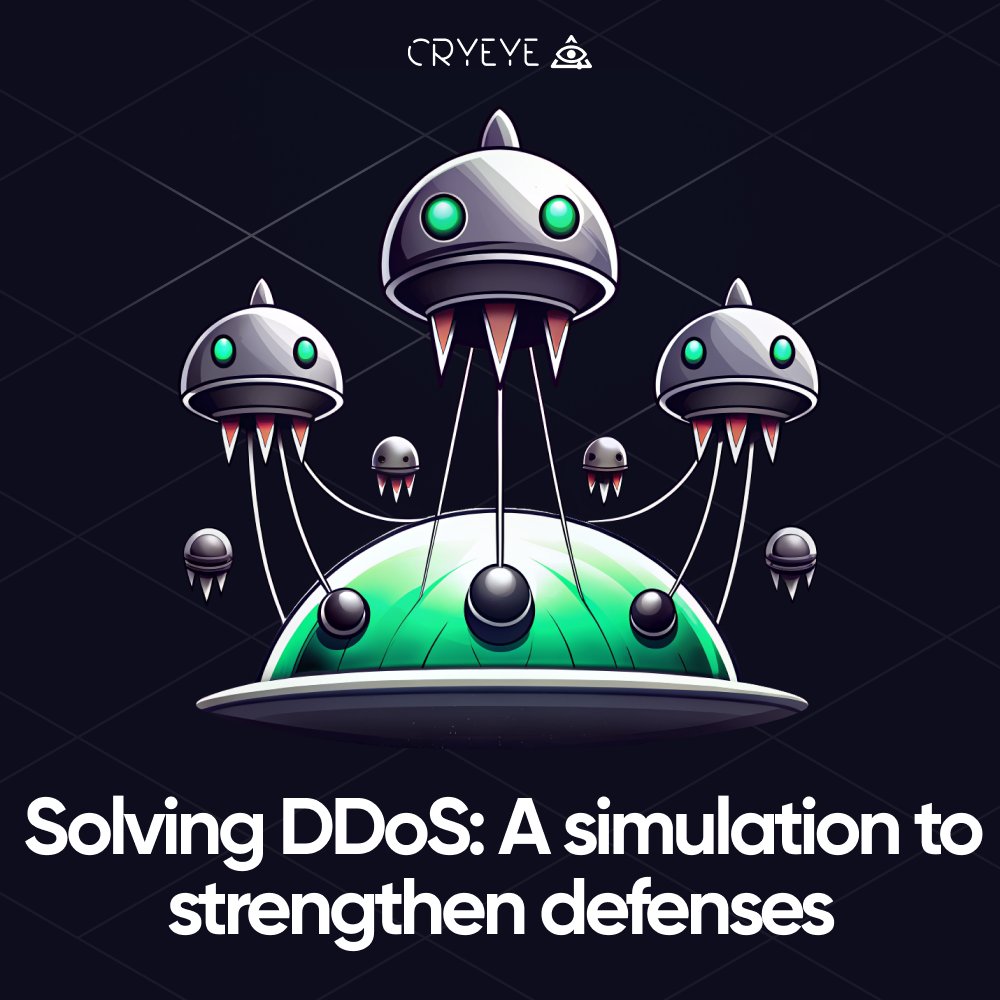 cryeye_project's tweet photo. Ready for DDoS: Why is simulation important?
Explore how DDoS attack simulations can strengthen your cyber defenses and mitigate risks. A proactive approach to security. #DDoS #cybersecurity 
https://t.co/yXmoLGOs88 https://t.co/5wwv4Yy2GN