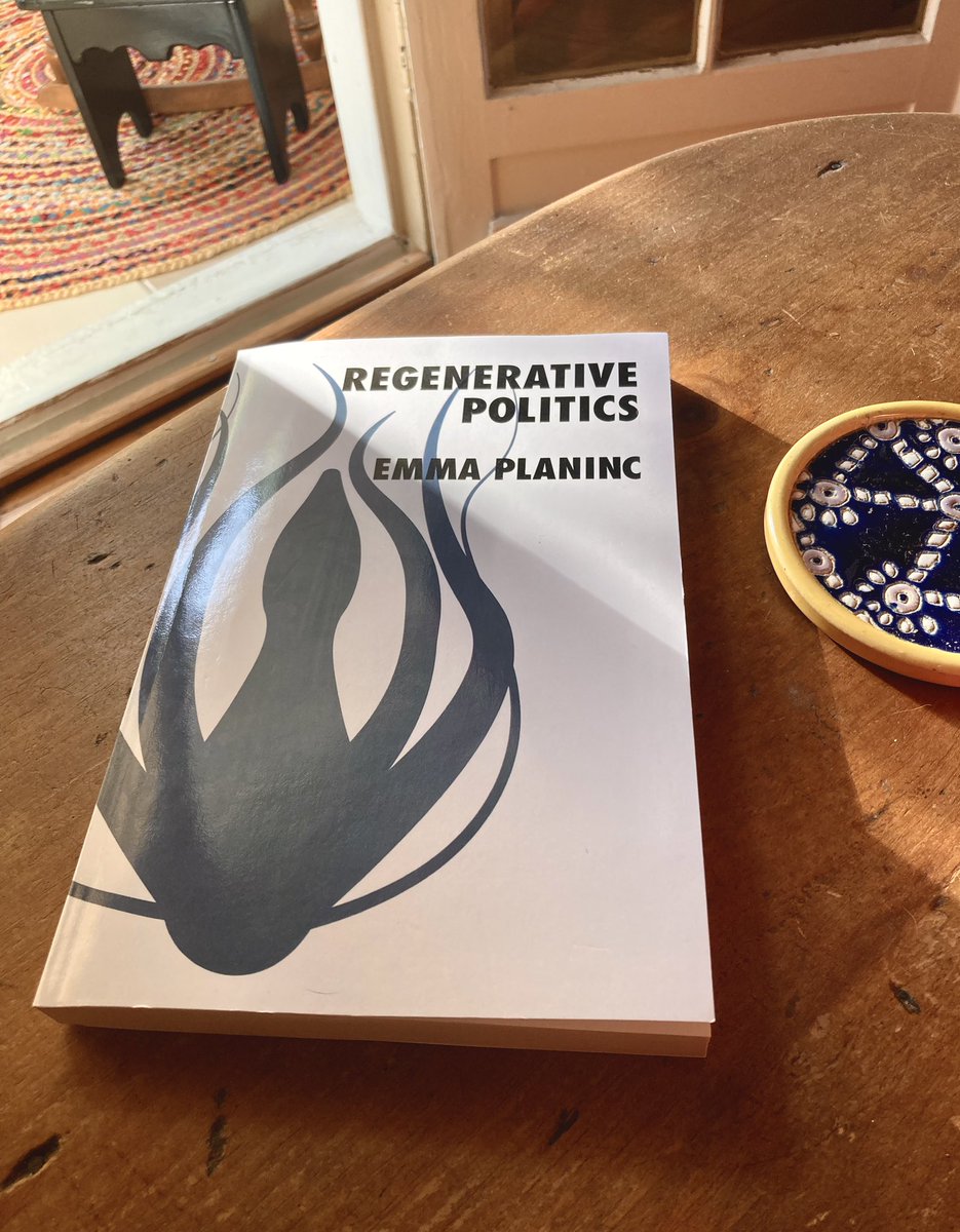 To my great surprise, Regenerative Politics has arrived! Pre-orders are shipping out now.