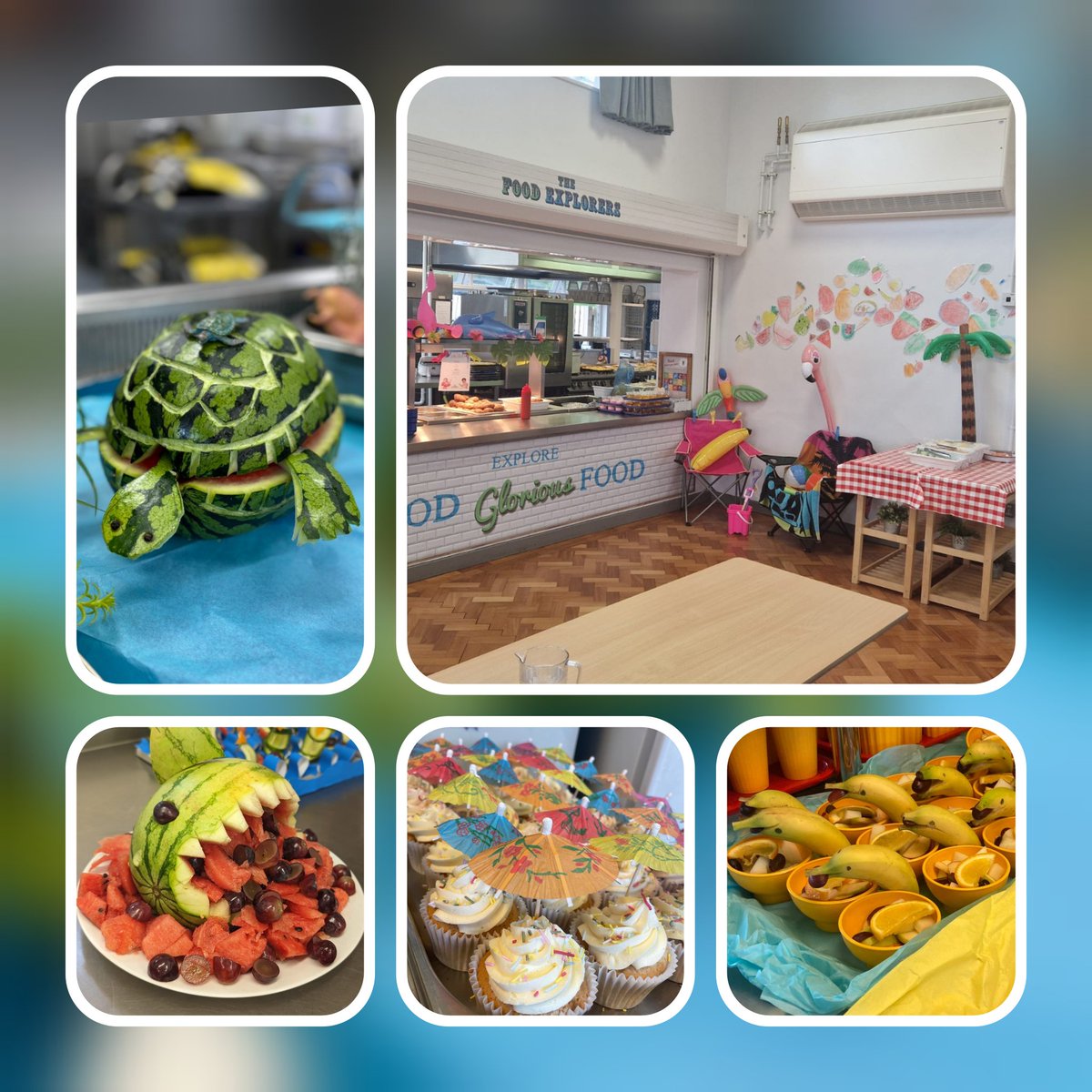 We have had a Seaside theme census day across <a href="/_HutchisonCater/">Hutchison Catering</a> schools today which has been a huge hit! Thank you to all our teams for your efforts, especially your fruity creations!