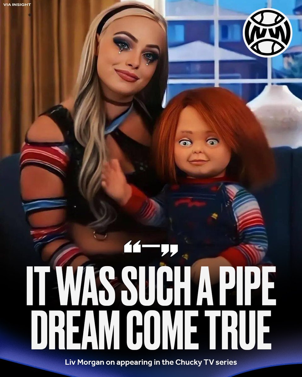 Liv Morgan says it was a dream come true appearing on the Chucky TV series ☁️