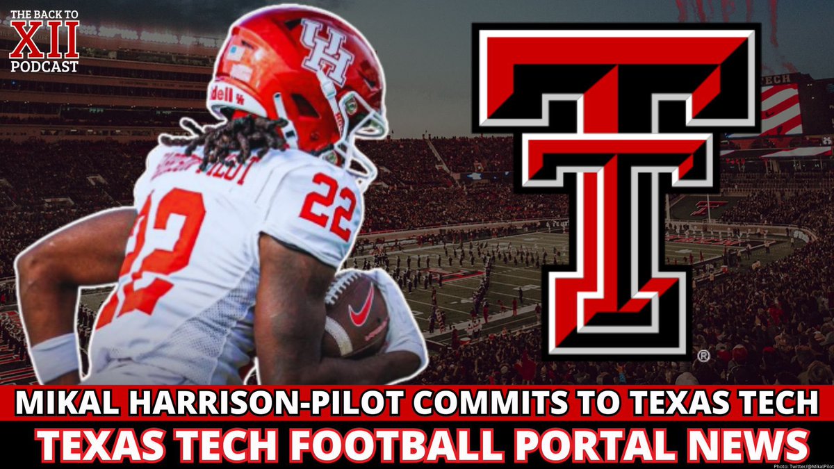 BREAKING: Texas Tech Football lands the commitment of Houston transfer Mikal Harrison-Pilot Joey McGuire and Crew continue to add speed and physicality to the Red Raiders roster More on the newest Red Raider ⬇️ 📺: youtu.be/3ojKTrML1lE?si…