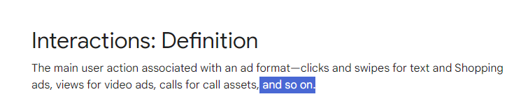 hey @adsliaison is there a better way to get a more precise definition on Pmax interactions? #ppcchat