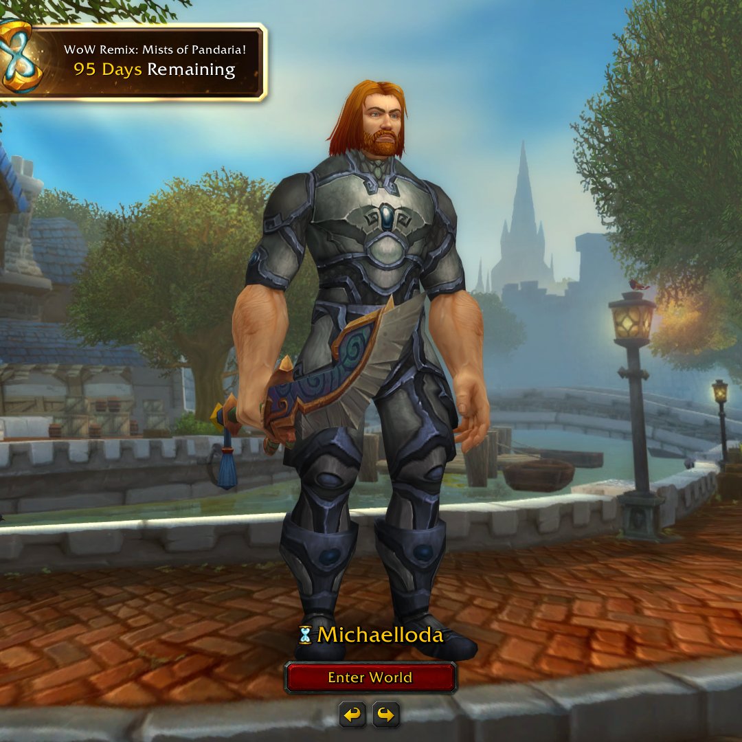 WHITE HUMAN MALE ARAGORN-LIKE PALADIN LETS GOOO WHERE'S MY MTN DEW #WoWRemix