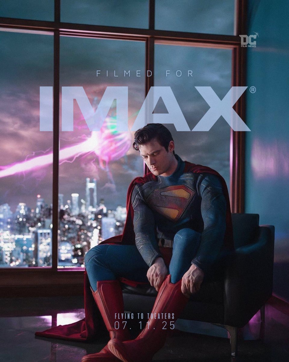 ¡VAMOS!

'SUPERMAN' está siendo filmada en formato IMAX en su totalidad. 

(Vía: @THR)