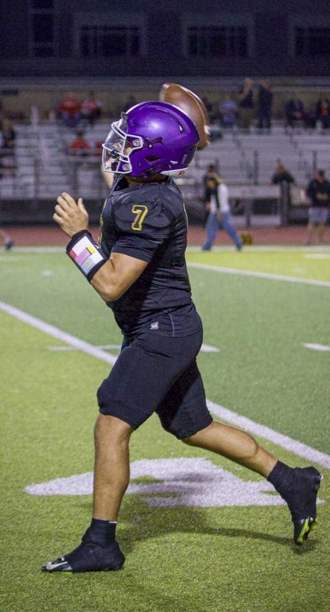 Caleb Ruiz is our male Ken Hubbs athlete of the year. He was the CIF division 8 offensive player of the year, leading our team to a southern section and regional state championship. We won a lot of games with him at the helm! He will be missed. Thank you, QB 1!