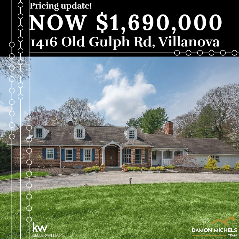 Check this out!! 🚨 Price has been improved for 1416 Old Gulph Rd, Villanova! Don’t miss out on this fantastic opportunity. Contact us today for more details or to schedule a viewing. 😍
#PriceImprovement #Villanova #RealEstate #DreamHome #KWMainLine #TheDamonMichelsTeam