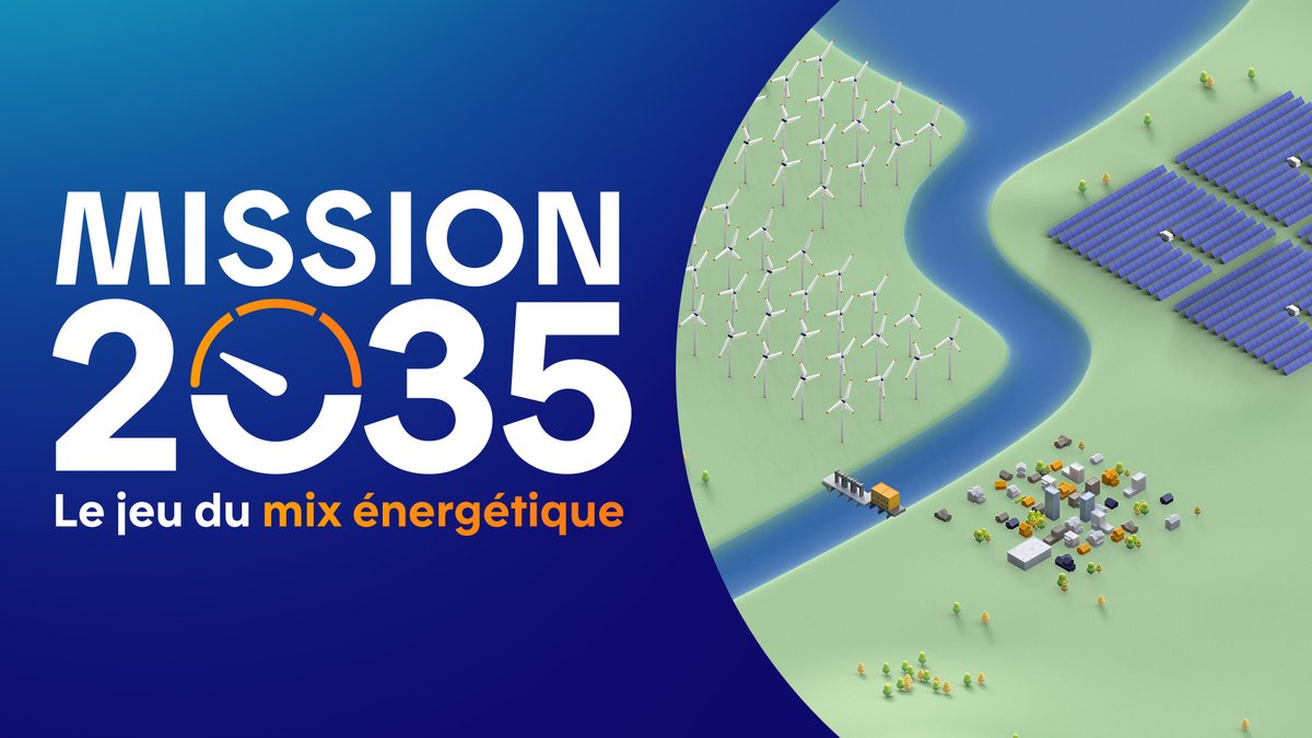 Hydro-Québec lance Mission 2035, son nouveau jeu de simulation sur le mix énergétique. L’objectif du jeu est d’améliorer la compréhension du grand public à l’égard des énergies propres et d’illustrer les impacts du bouquet énergétique choisi pour produire plus d’électricité. 👉