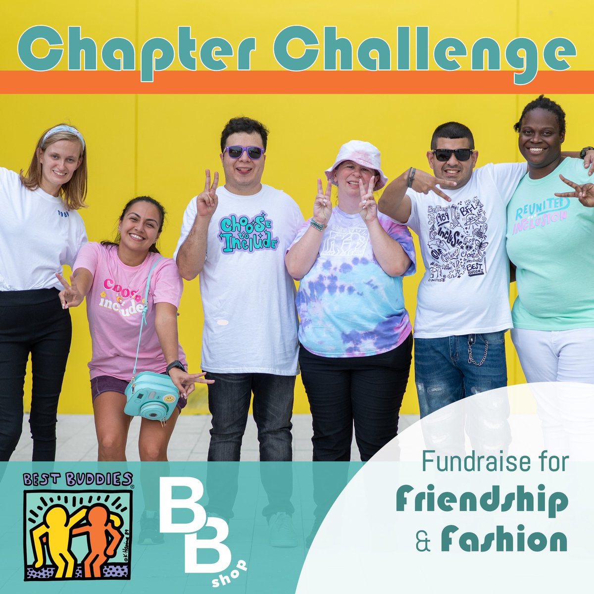 We are one week into the Chapter Challenge, and we’re kicking it up a notch! Design submissions are now open to ALL Best Buddies Chapters! This means your Chapter’s apparel design could win and be showcased at BBLC 2024! Details at bestbuddies.org/chapterchallen…
