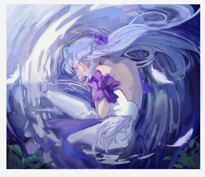 「hair flower wings」 illustration images(Latest)