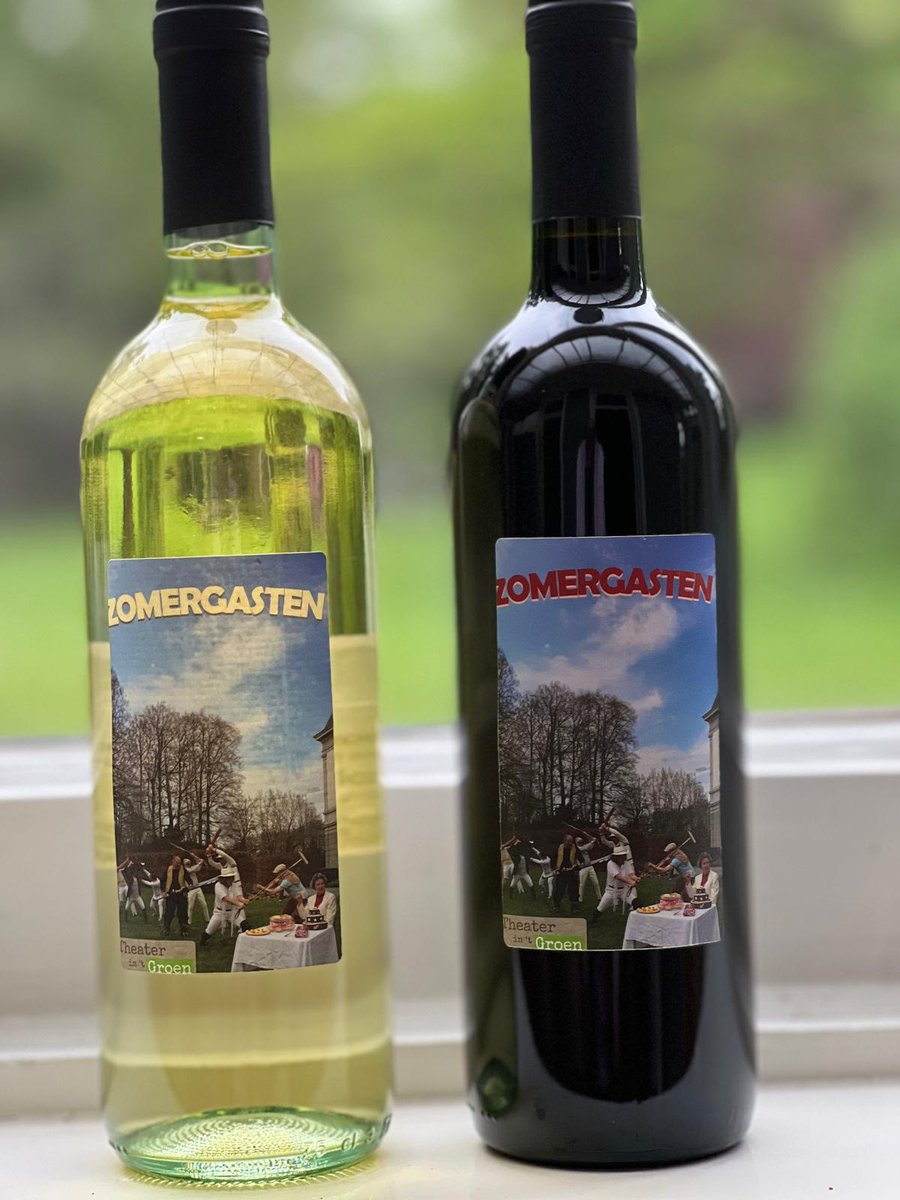 Tijd voor een vrijdagmiddagborrel? #VrMiBo 🍷 Ook dit jaar: de #wijnactie! Ter ondersteuning van het stuk #zomergasten van #theaterinhetgroen verkopen wij Italiaanse wijn (#merlot en #chardonnay), een leuk aandenken of geschenk. Plaats uw bestelling via onze site. #debilt #toneel