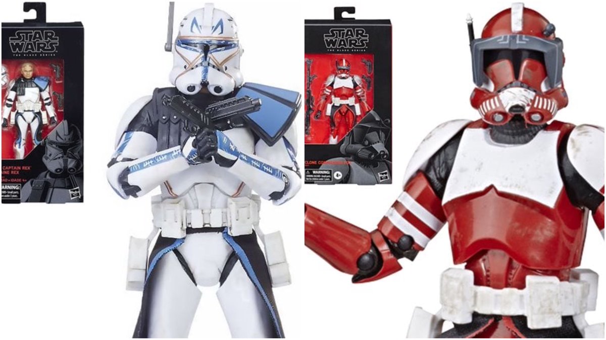 🔥 Hot Restocks 🔥 Star Wars The Black Series Captain Rex and Clone Commander Fox! Now @EntEarth 👉 ee.toys/XFV8YO 📌NO charge till shipped 📌FREE shipping on orders $79+ #StarWars #theblackseries #captainrex #commanderfox #ad #TheeUncleJerry #SNOOZYALOOZE