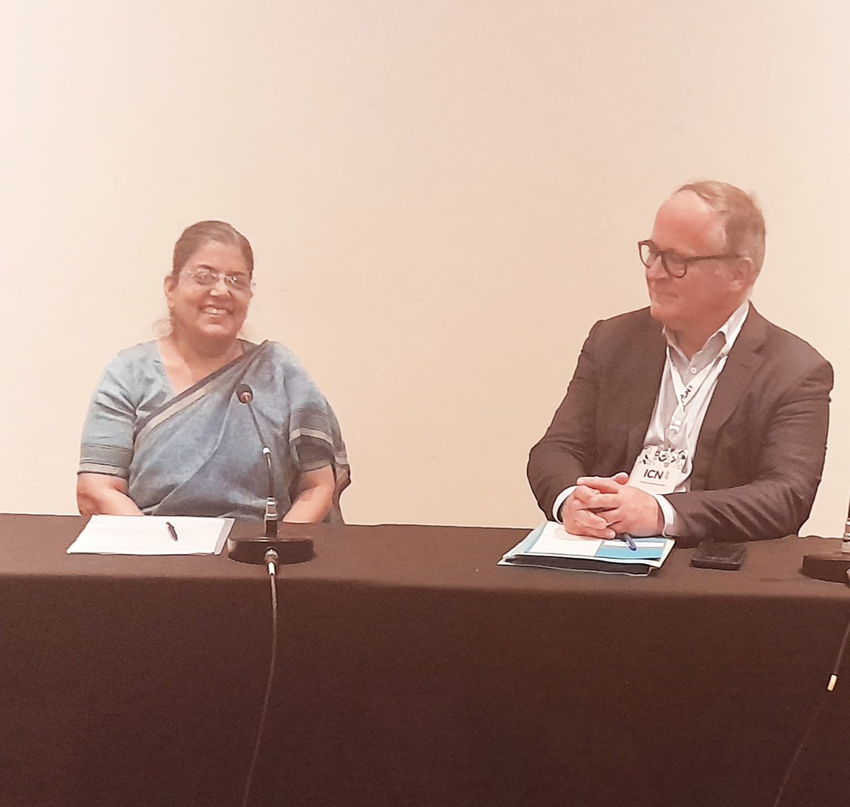 Smt. Ravneet Kaur, Chairperson, CCI had a bilateral meeting with Mr. Benoit Coeuré, President, French Competition Authority on the sidelines of ICN Annual Conference on 15th May 2024.