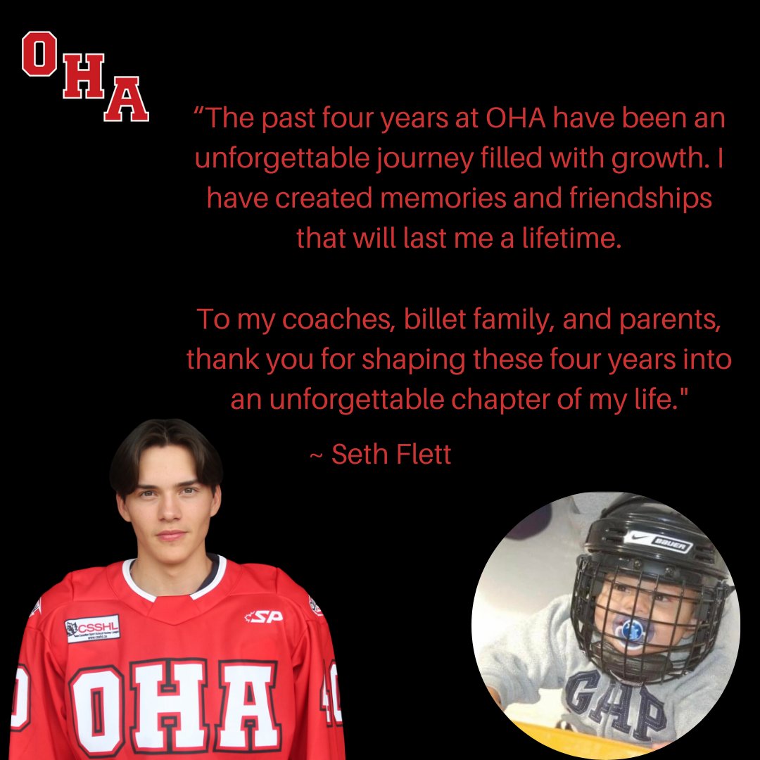 🎓 Graduation Spotlight! 🎓 Seth Flett #19 - Forward 🏒 ▪️U17 Prep ▪️4 years at OHA Congratulations, Seth! 👏🏽 #OkanaganHockey #Classof2024
