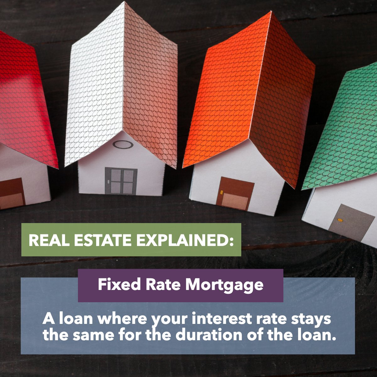 Real Estate Explained: 'Fixed Rate Mortgage' Do you know what a Fixed Rate Mortgage is? 🤓 #realestate #fixedratemortgage #realestateadvice #realestateexperts #realestate101 #mortgagepro #RacingRealEstateAgent #BarrettRealEstate #StoneTreeRealEstateTeam