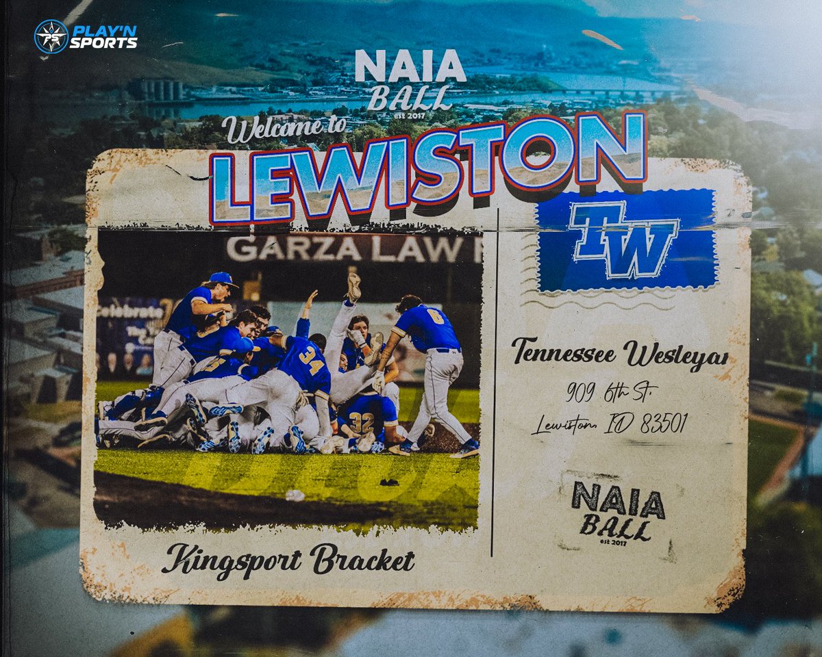 🚨TICKET PUNCHED🚨 Congratulations to Tennessee Wesleyan (40-16) on punching their ticket to the 2024 NAIA World Series! The Bulldogs swept through the Kingsport Bracket and are headed to their 7th NAIA World Series! #NAIABall @twbulldogs @twbulldogs