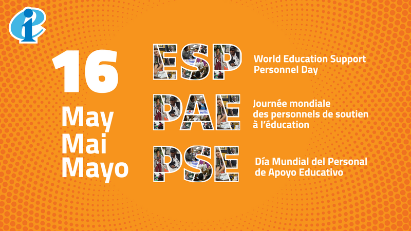 Our school communities cannot function without Education Support Personnel. Today we honour those who are fundamental to our education system. Learn more at @eduint or visit ei-ie.org