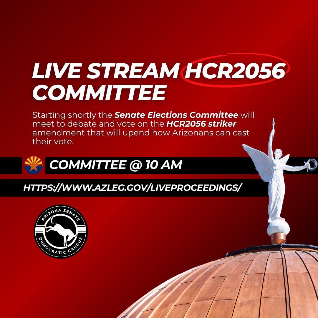 🚨STARTING SOON: azleg.gov/liveproceeding… #HCR2056 Cc: @AnnaHernandezAZ @FlavioGBravo @BrianSFernandez