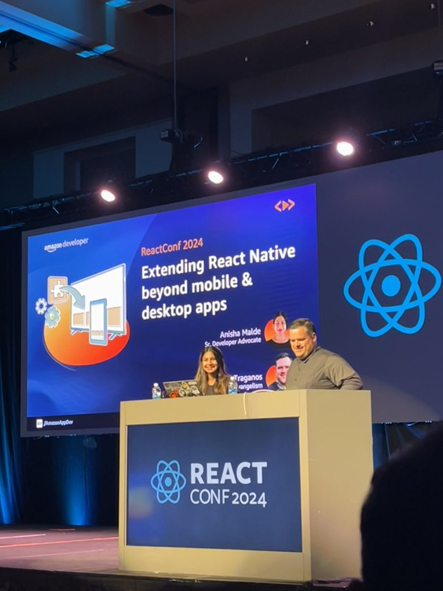 Charlotte Isambert (@c_isambert) on Twitter photo The #ReactConf stage looks so handsome with <a href="/anisha_malde/">Anisha Malde</a> and <a href="/chris_trag/">Chris Trag</a> on it 🔥 what an energy! The #ReactConf stage looks so handsome with <a href="/anisha_malde/">Anisha Malde</a> and <a href="/chris_trag/">Chris Trag</a> on it 🔥 what an energy!
