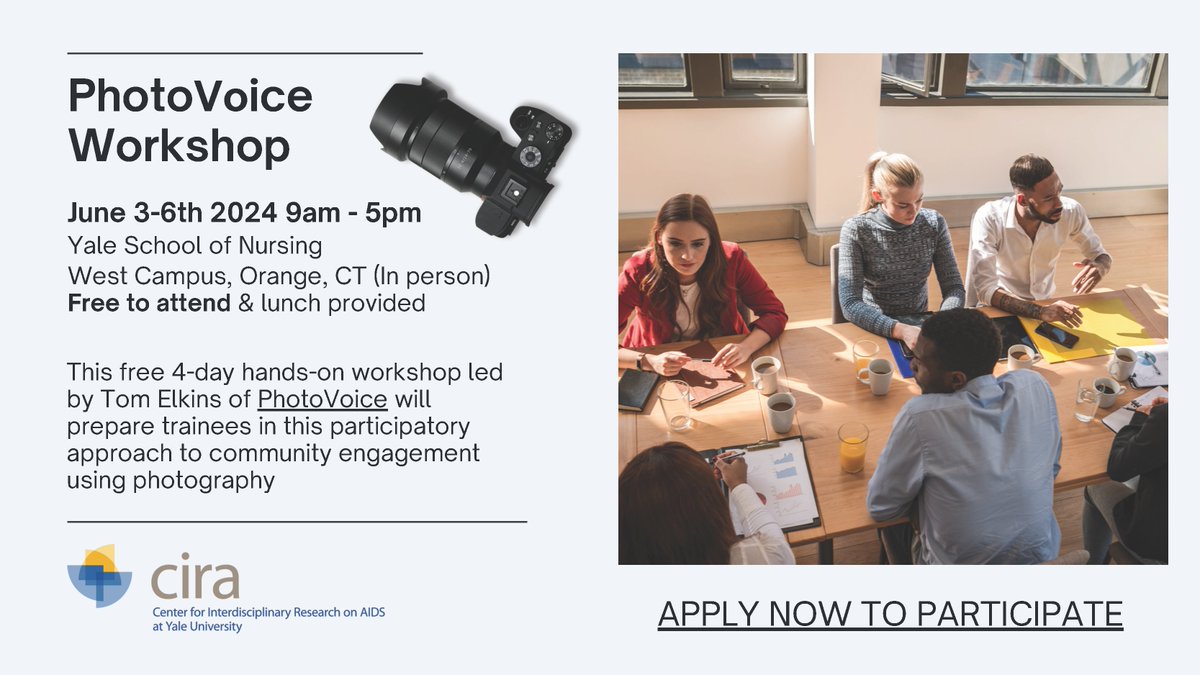 Register now for this free hands-on <a href="/PhotoVoice/">PhotoVoice</a> training: bit.ly/CIRAphotovoice…