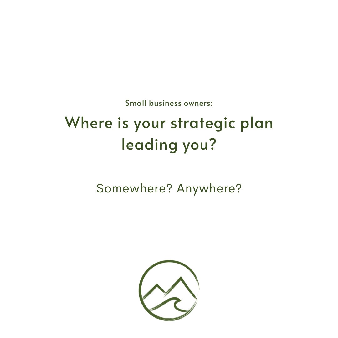 Is your strategy leading you somewhere?