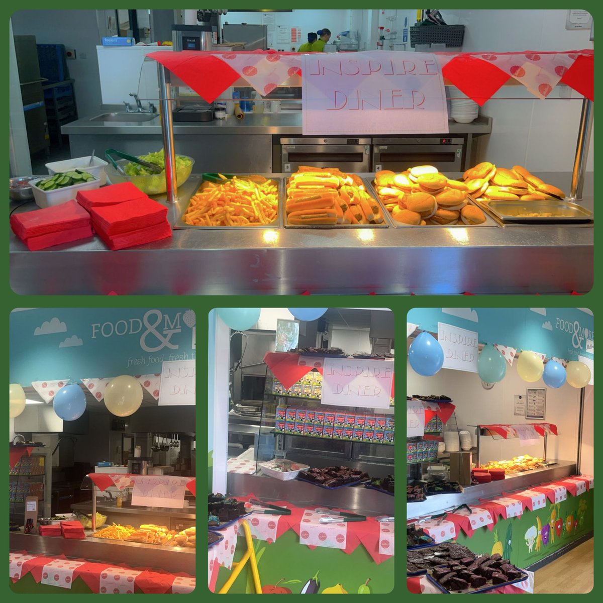 Inspire Academy American Diner <a href="/TrustVictorious/">Victorious Academies Trust</a> <a href="/mellorscatering/">Mellors Catering Services</a> <a href="/Inspire_Ashton/">Inspire Academy</a> looks fabulous well done #teaminspire 🥰🥰🥰