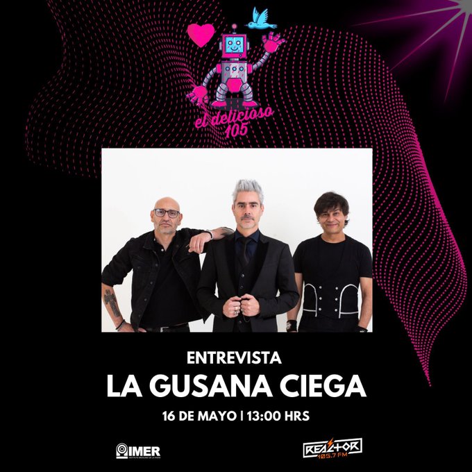 #LiberaLaReacción que siegue con los invitados de super lujo en esta tarde de jueves ahora que @lagusanaciega estén entrevista con @bacanauta No se lo pierdan y sintonicen #ElDelicioso105 de aquí y hasta las 14 horas 🎸😃