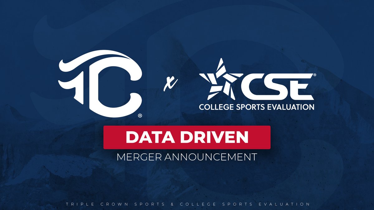 TCS announces merger with @CS_Eval “Using machine learning, artificial intelligence, game data and individual performance metrics, the merger showcases our deep investment to helping athletes and teams grow in a complex space.” - Keri King, CEO of TCS. triplecrownsports.co/3wtX7B1