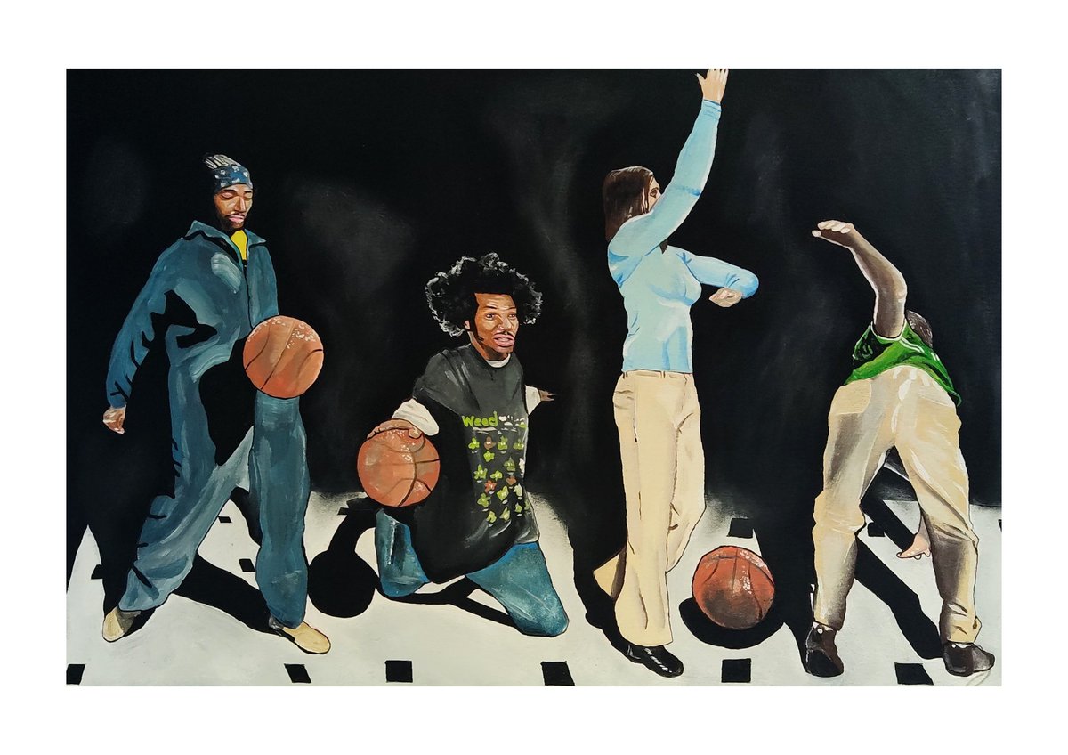 12'-18' artwork I just painted. #scarymovie2 #nikecomercial #basketball #wayansbros #shawnwayans #marlonwayans #annafaris #christophermasterson @MarlonWayans @AnnaFaris