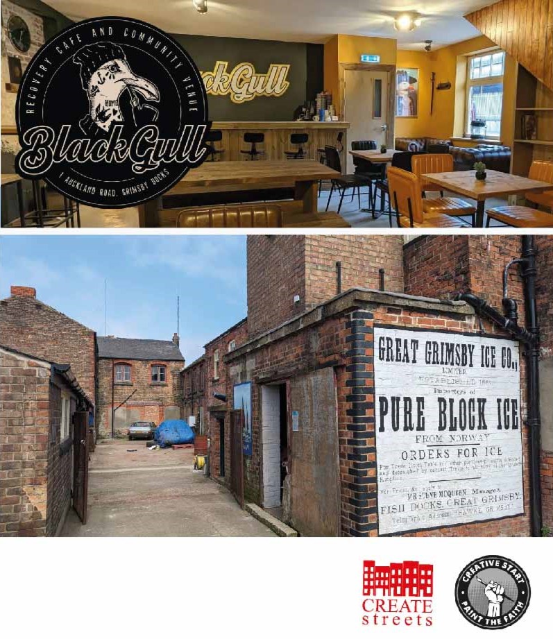 …we are pleased to be partnering with the designer to bring this vibrant little garden up to
Creative Start, an addiction recovery centre in Grimsby transforming an industrial yard at the centre’s social space, the Black Gull, into a publicly accessible nature haven...