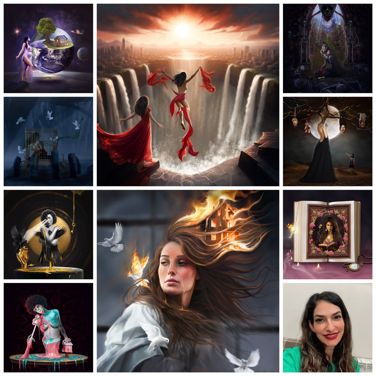 I always hope that anyone who buys my art takes the time to read the story behind each piece. My works are inspired by my emotions, thoughts, and the conditions in my society. It's incredibly meaningful to me when you connect with my art.🤍🌟🤞🏼

Links👇🏼