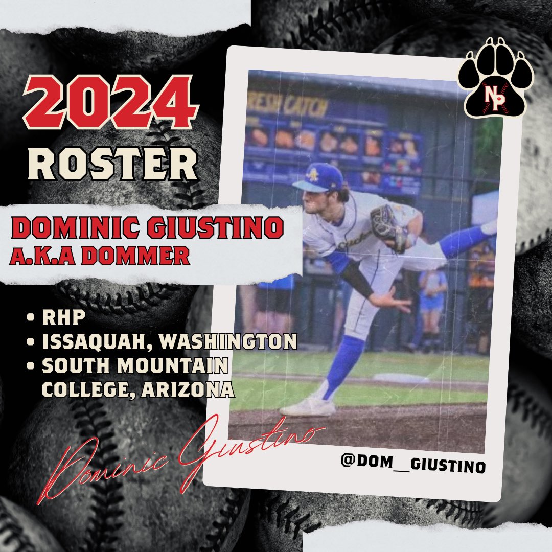 Dominic Giustino aka DOMMER, right from the heart of Issaquah! With a fireball arm sharpened at South Mountain College, this RHP is ready to light up the field with an ERA of 6.65, 21.2 innings pitched, and a solid 20 strikeouts under his belt.