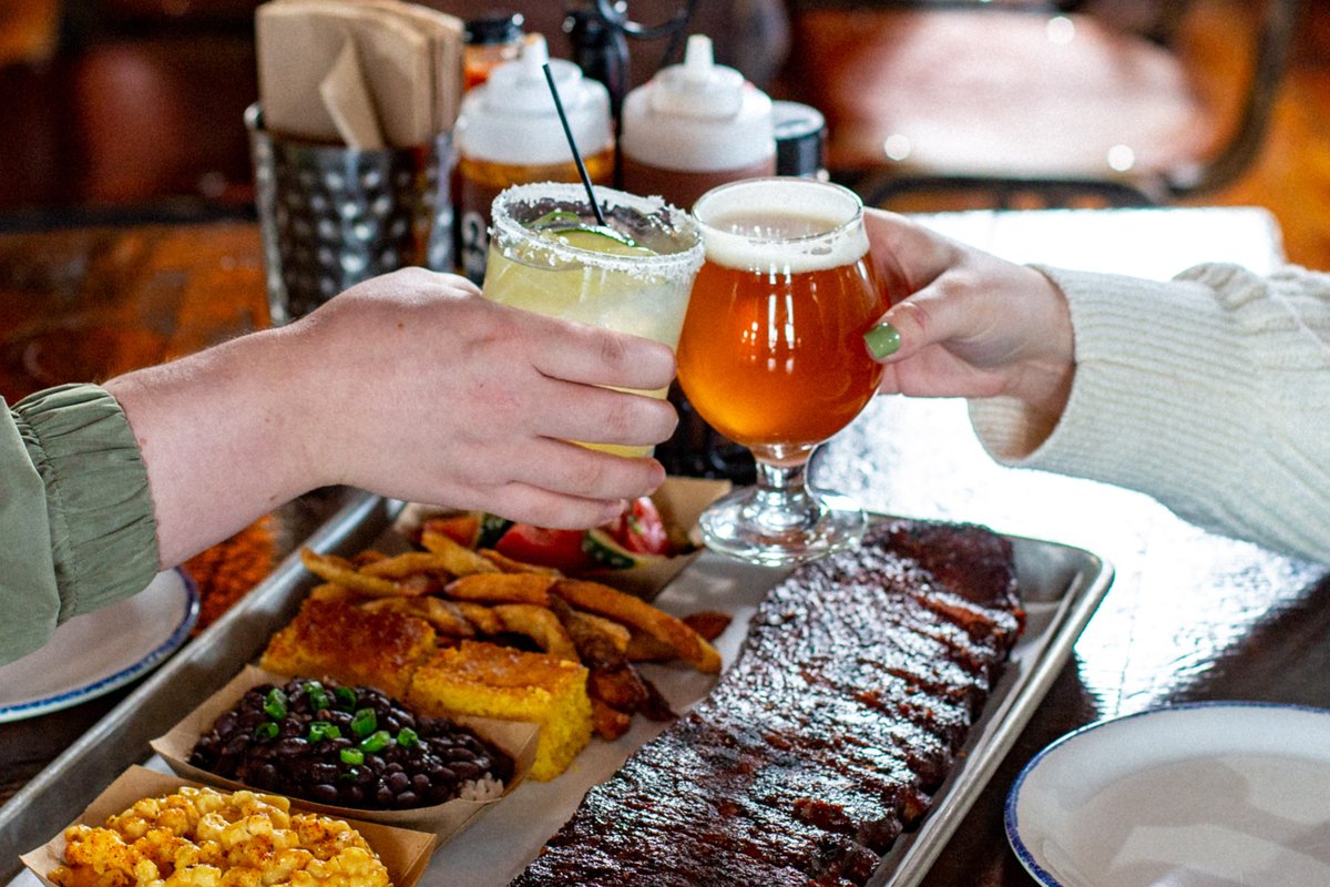 Dinosaur_BBQ's tweet photo. Cheers to National BBQ Day! 🔥🐖✨ Celebrate with us at Dinosaur Bar-B-Que and enjoy our smoky, delicious BBQ. Tag us in your photos! 🍖❤️ #NationalBBQDay #DinosaurBBQ #BBQLovers #NationalBBQMonth https://t.co/2pJ7s8kbqF