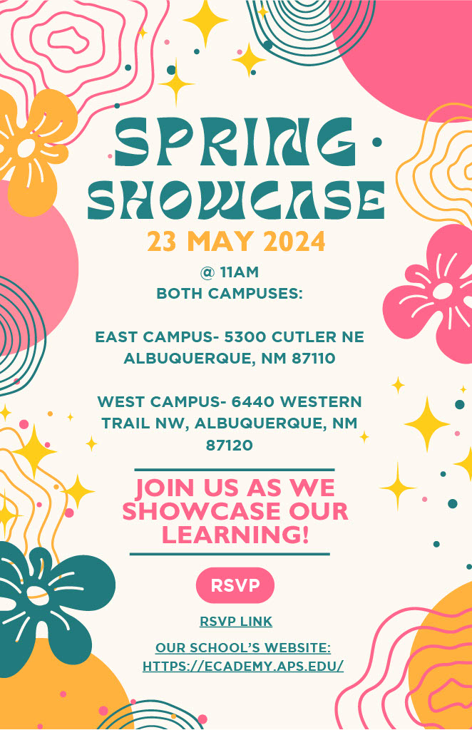 Join <a href="/ecademy/">Eek</a> for our Spring Showcase! #showcaselearning <a href="/aps/">やな</a> RVSP here: bit.ly/3QqB6K8