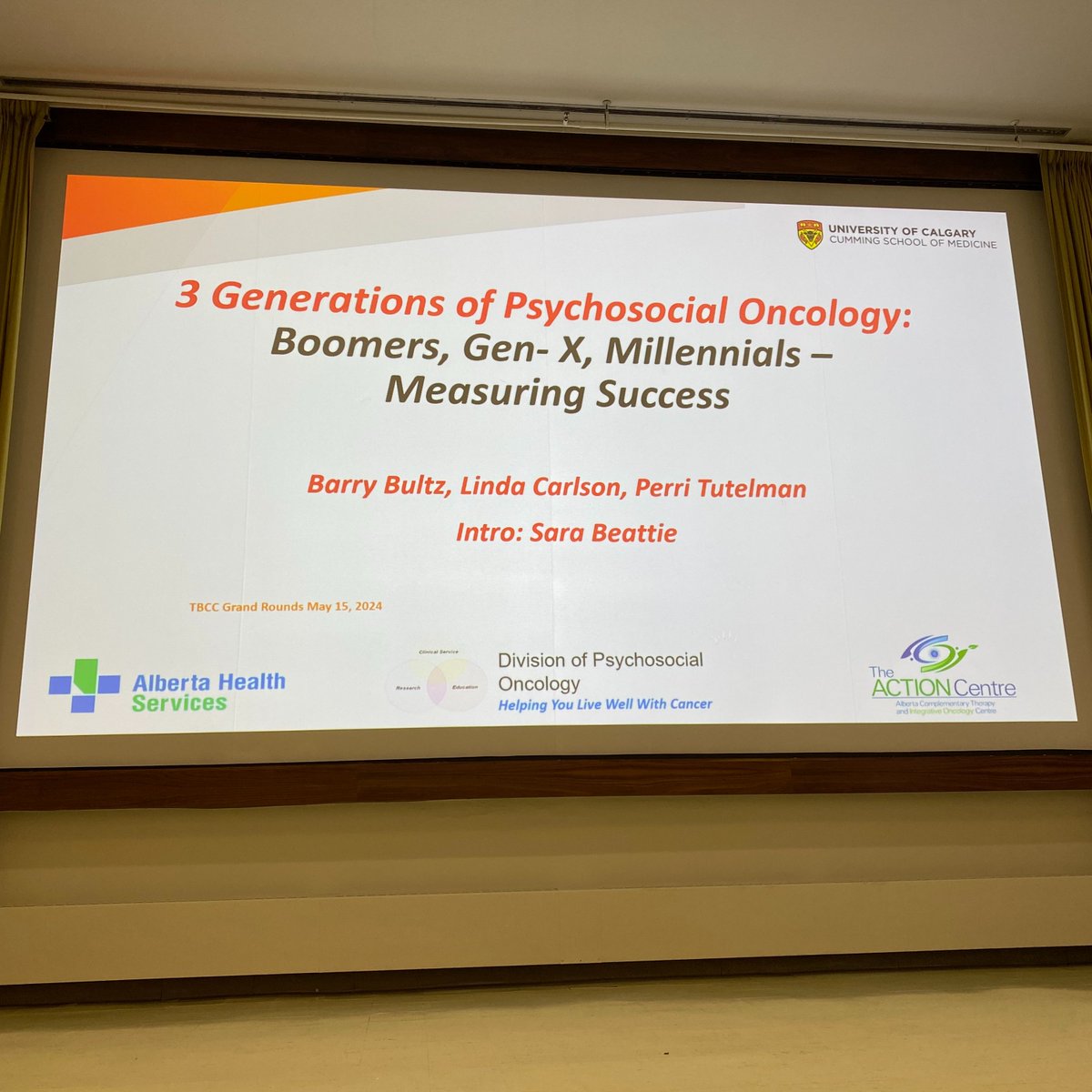 Yesterday, 3 generations of scientists from the Division presented at the @UCalgaryMed Department of Oncology Grand Rounds. Learn more about the Division here: charbonneau.ucalgary.ca/explore-instit… @bdbultz @Linda_E_Carlson @DrPerriTutelman @Charb_Cancer @weowncancer @albertacancer