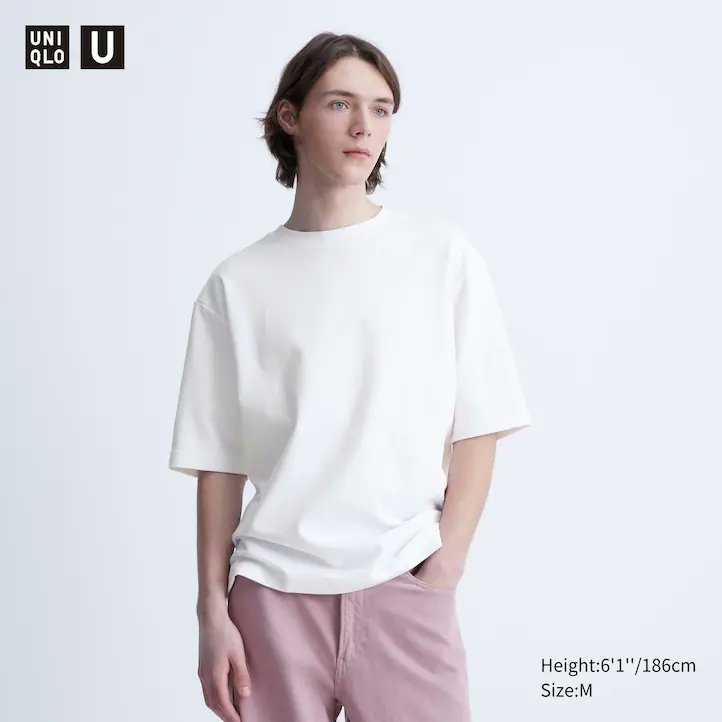 UNIQLO - Cotton oversized crew neck half-sleeved T-Shirt 

£19.90
All sizes available

Link:
uniqlo.com/uk/en/product/…