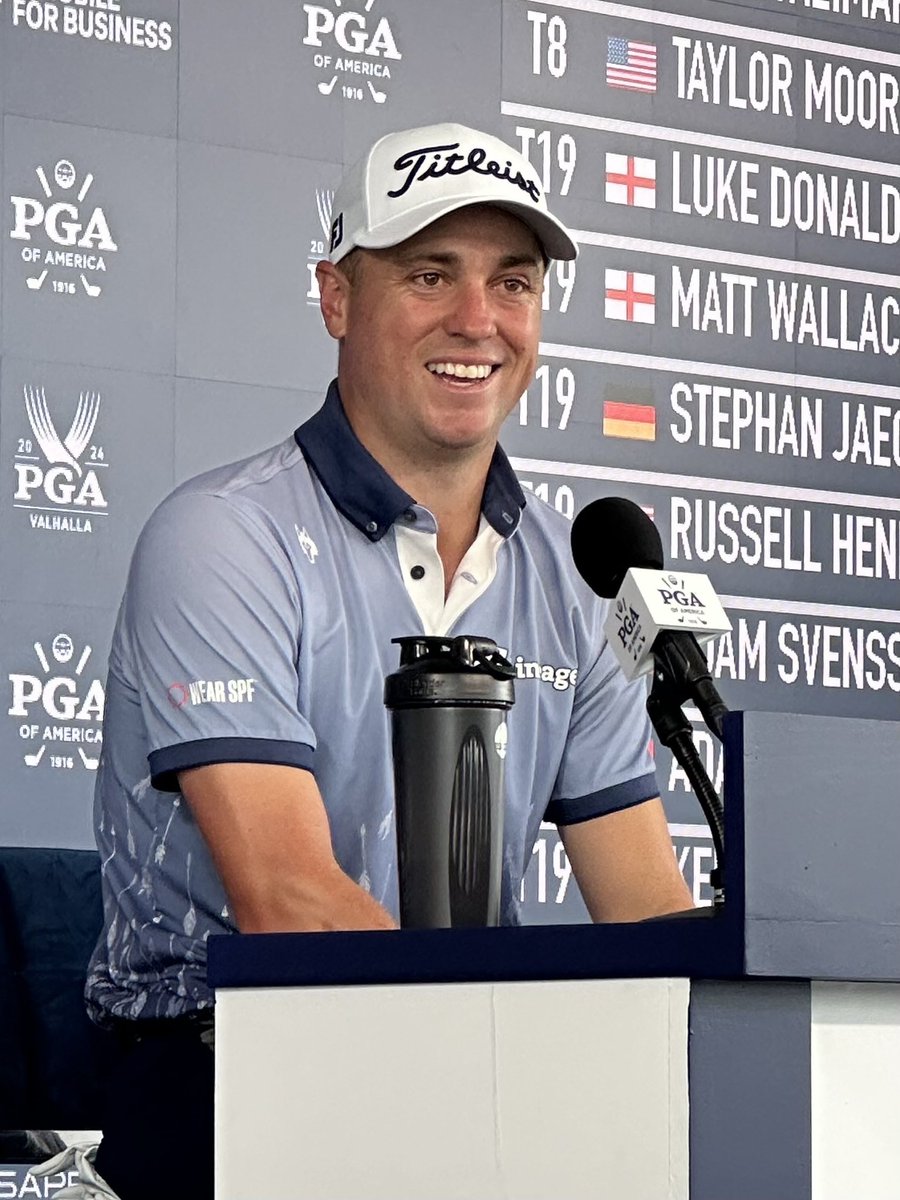 “I don’t think I’ve ever had this many people root for me.” 

Justin Thomas on playing in his hometown. 

#PGAChampionship
