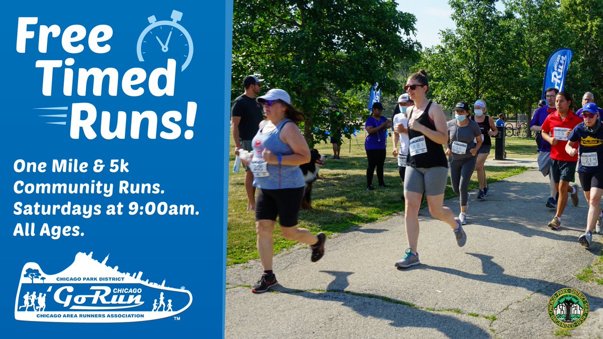 #MayInMotion is flowing to Horner Park, 2741 W. Montrose Ave., where the next Saturday morning ‘Go Run will be taking place. @CARARuns is making sure the racing bibs are ready to track your 1-mile & 5K race 🕐. 👉 Pre-register by Fri., at 2pm at chicagoparkdistrict.com/go-run-chicago. #GoRun