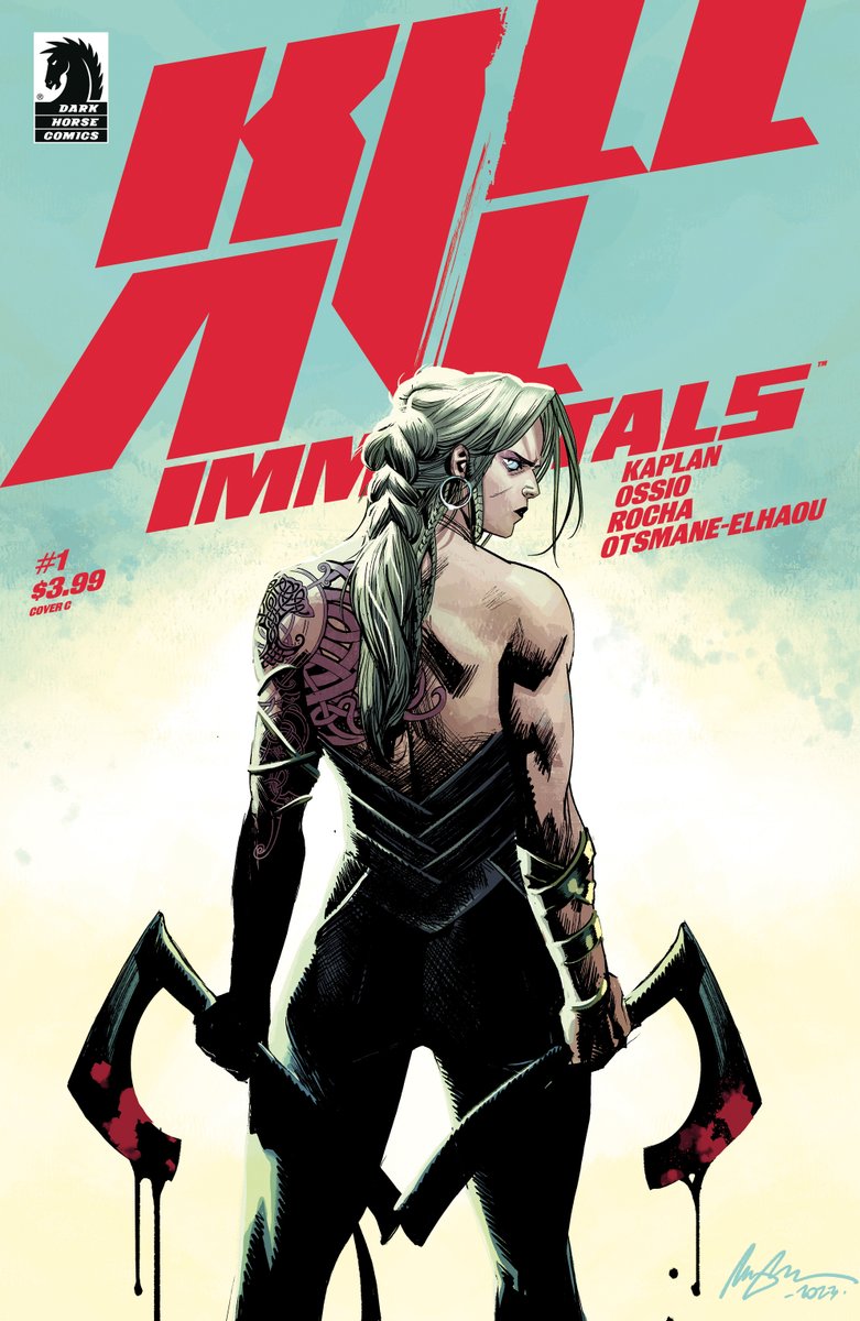 For those who love Vikings. In our modern world. As Immortals. @DarkHorseComics KILL ALL IMMORTALS. This July. @FicoOssio @Thiagocrocha_ #HassanOtsmaneElhaou @hellomuller AND THIS INCENTIVE COVER BY ⚔️RAFAEL ALBUQUERQUE⚔️