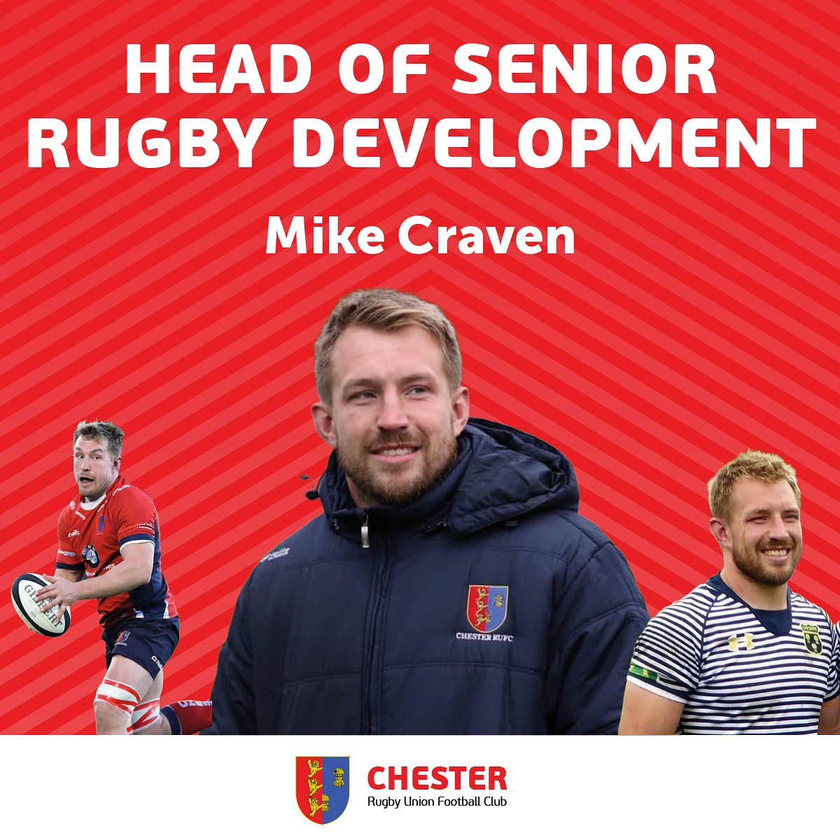 This man needs no introduction!! We’re pleased to announce that Mike Craven is your Head of Senior Rugby Development for the 2024/25 Season 🙌🏻 #upthechess