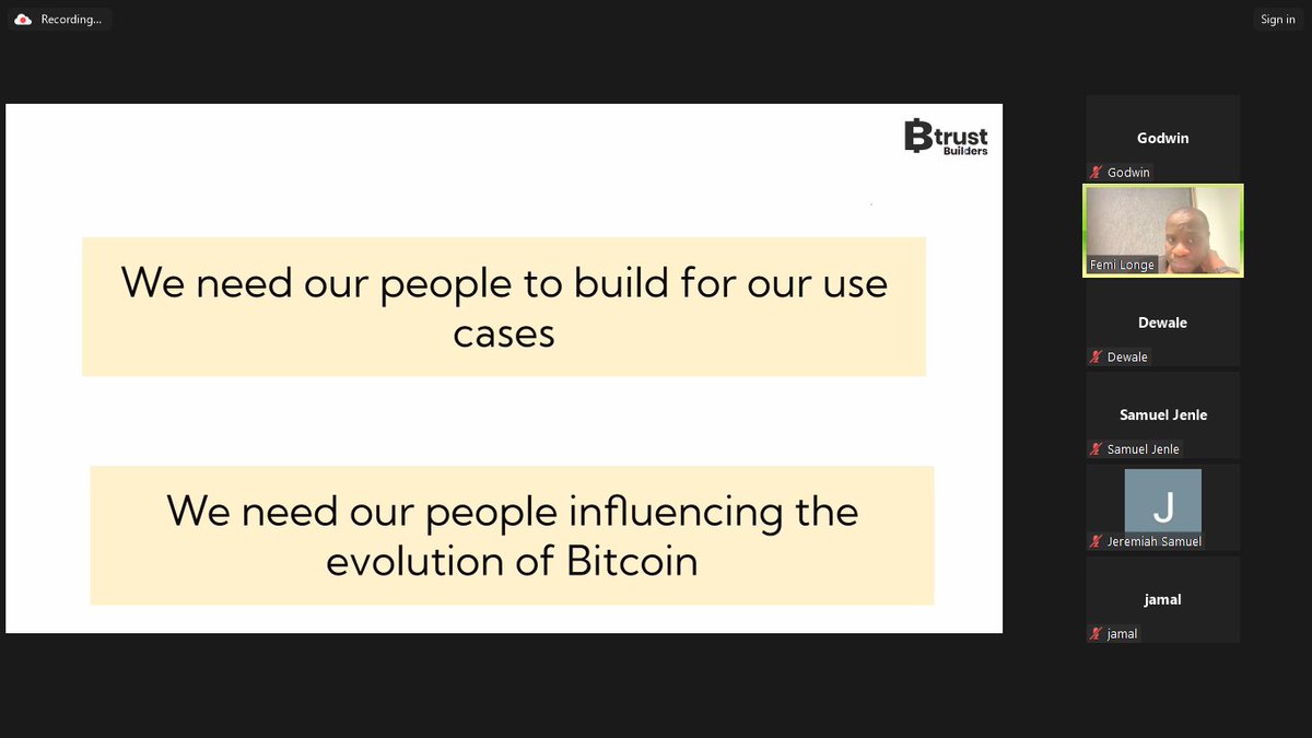 Today we had an orientation session for the Mastering Bitcoin Course. This course serves as a prerequisite to the Btrust Builders fellowship and will be taking place for 6 weeks, starting on the 22nd of May. Over 60 participants joined the session, which was opened by