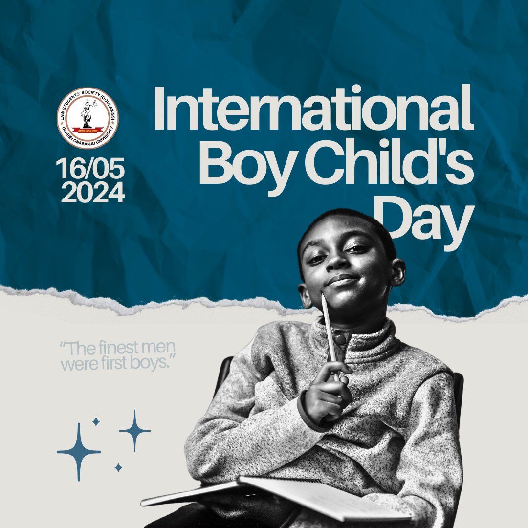 The finest men were first boys! #InternationalBoyChildDay