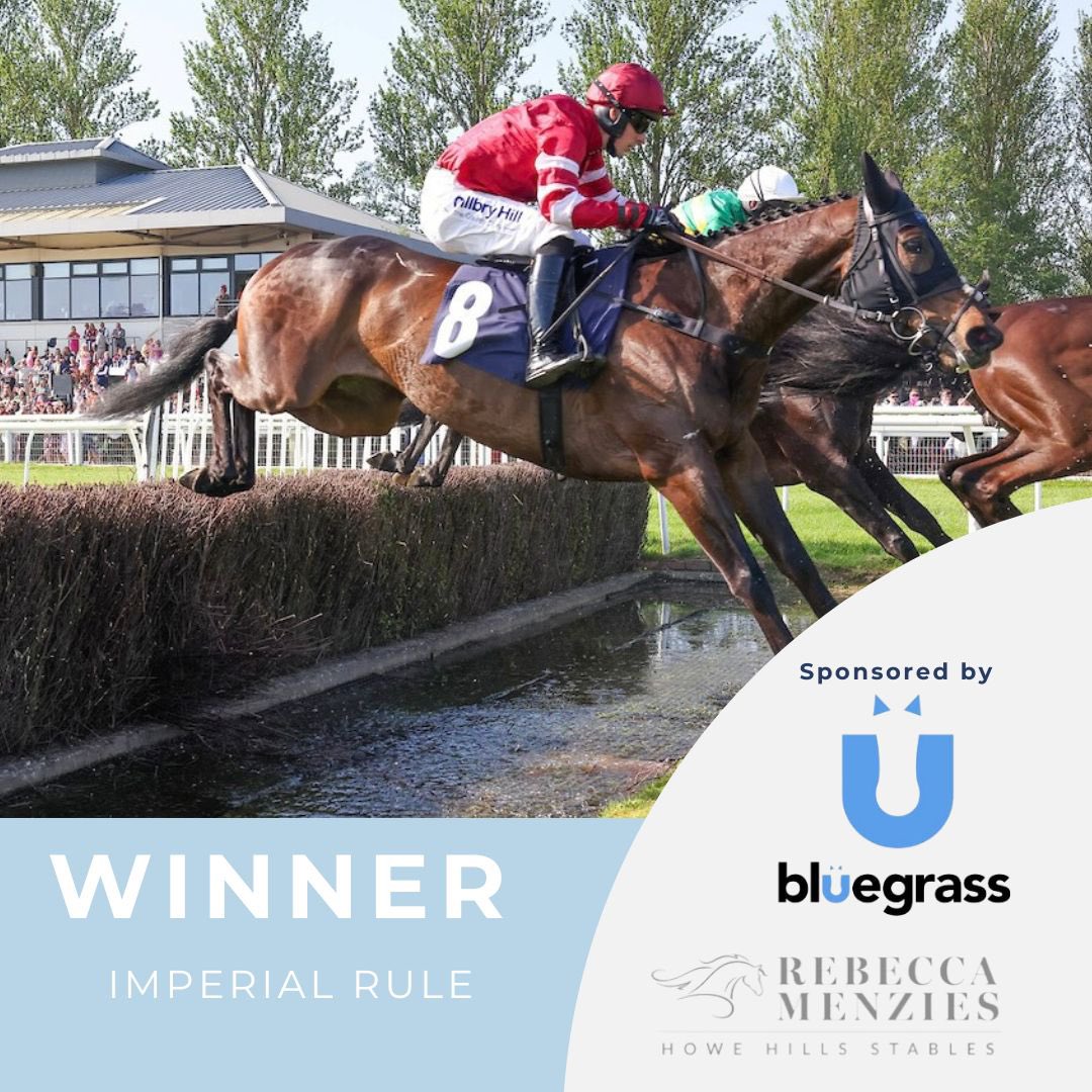 🏆WINNER🏆 Imperial Rule wins @PerthRacecourse first time over fences. A brilliant ride by Ross Chapman.  Congratulations to owner Mr John Wade. Another winner fed on @bluegrasshorsefeed #poweredbybluegrass #winner #racehorse #fedonbluegrass #horseracing #racehorsetrainer
