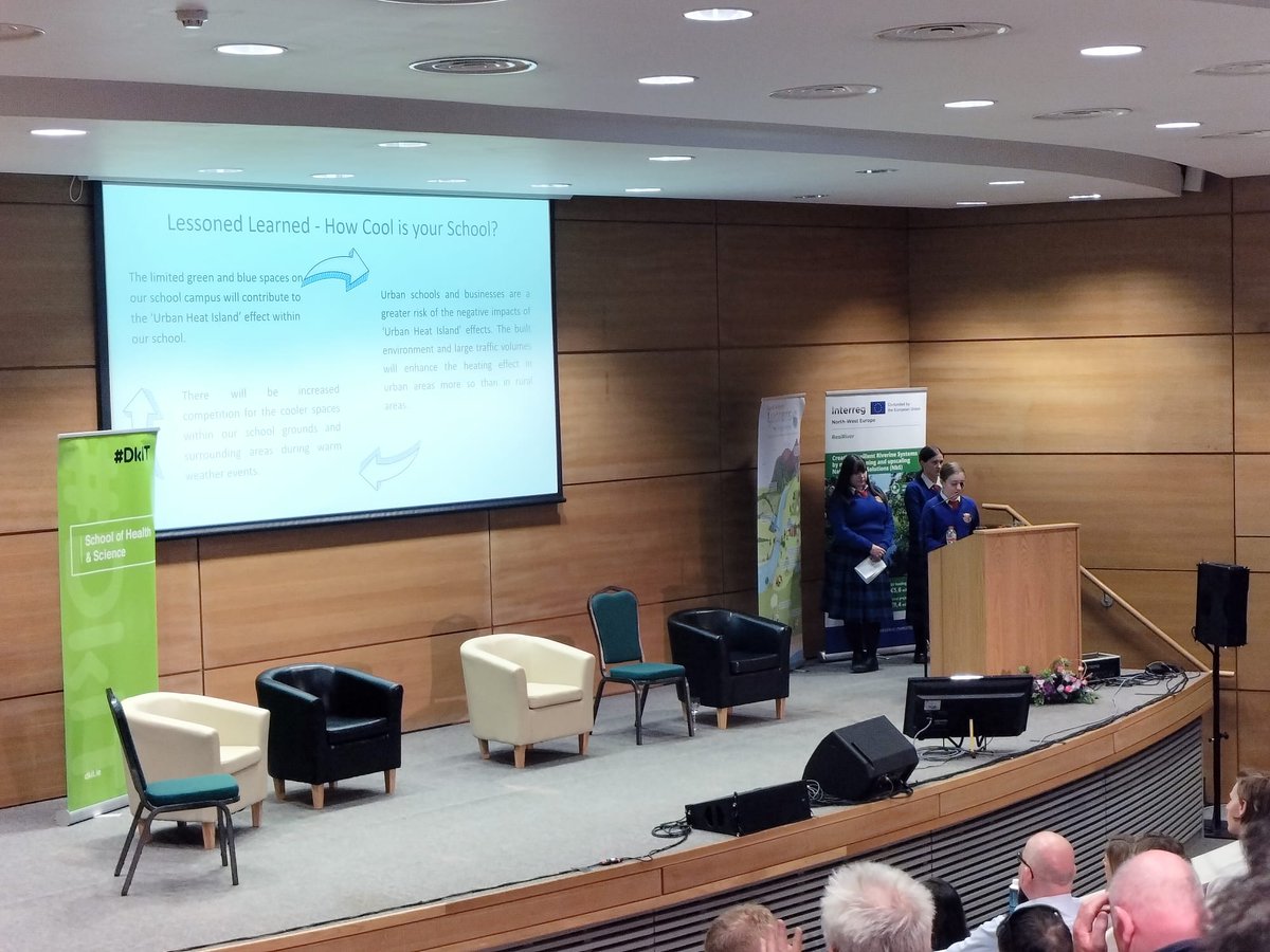 Stars of the show at the Lawpro  #naturebasedsolutions  conference today were <a href="/stvdundalk/">St Vincent's School</a> pupils, presenting on the work that they had done to transform their school and make it more climate resilient. Presentation was given to a room of industry professionals!!! Well done