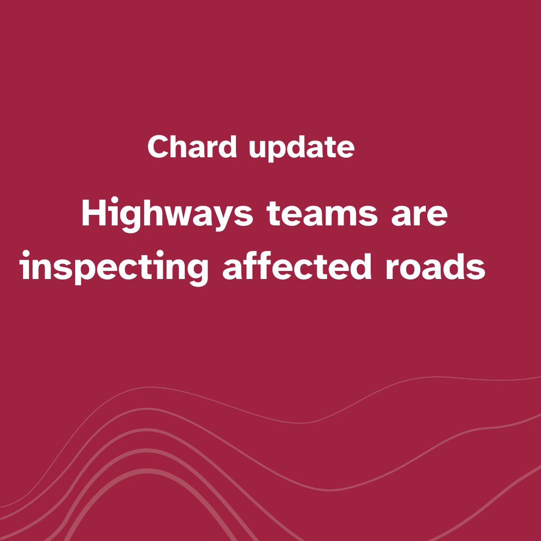 Our highways teams have been in Chard today assessing the situation following heavy rain which flooded roads. They're inspecting road surfaces and will take any necessary action to clear or repair. Please do report any issues if you see them: somerset.gov.uk/roads-travel-a…