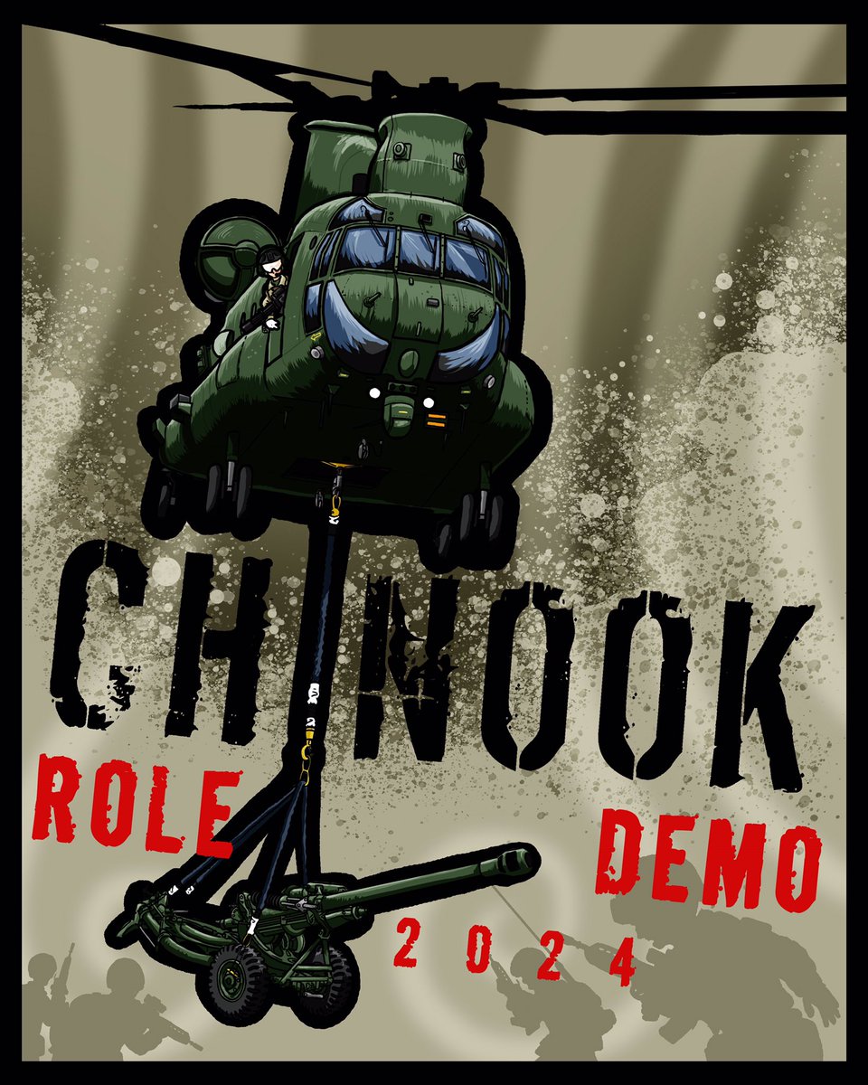 It’s finally the time to introduce the Royal Air Force Chinook Role Demo for the 24 season. Expect an action packed show which will include underslung loads, internally loaded vehicles and trooping with the team demonstrating the full capability of the aircraft.