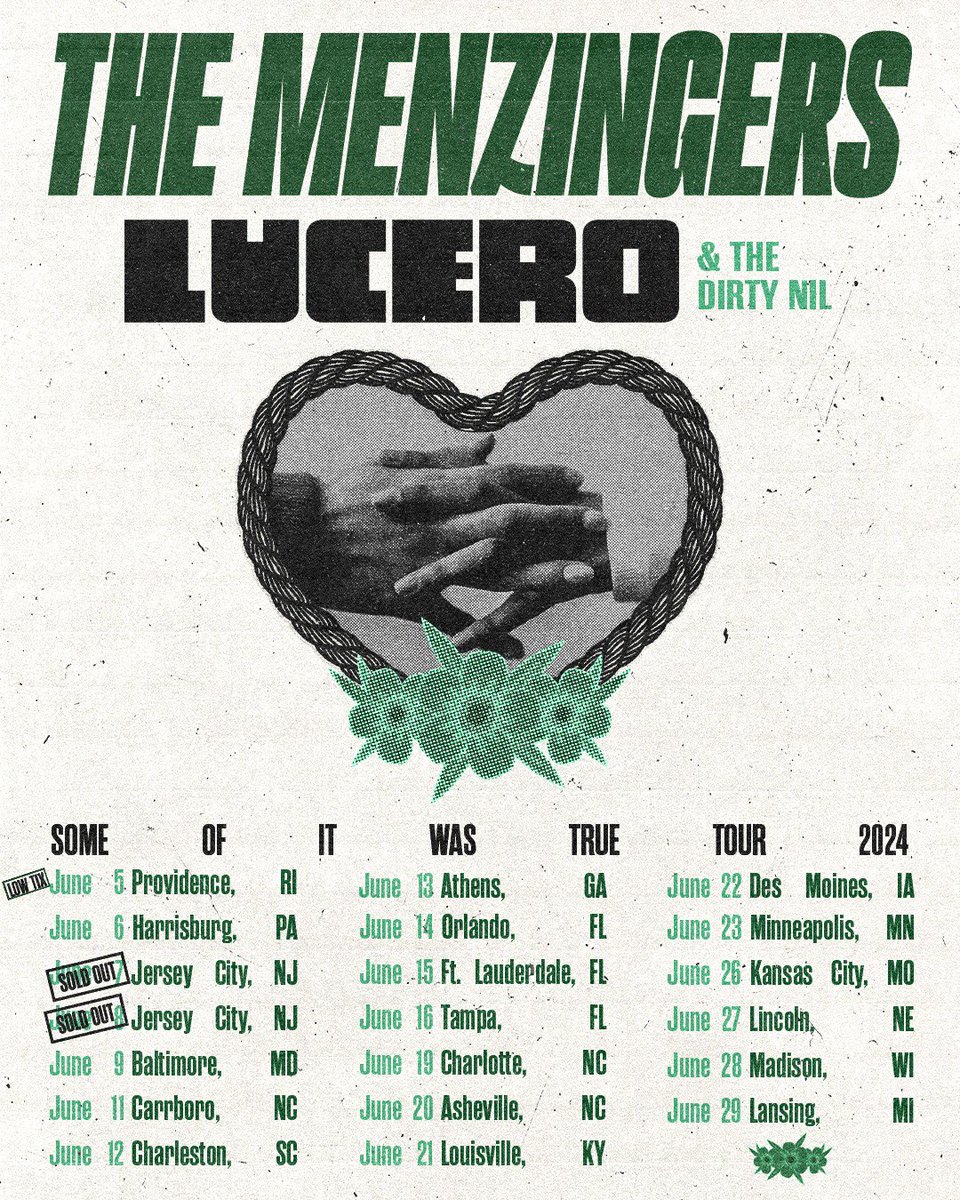 Just a few weeks away from our tour with @luceromusic and @thedirtynil on the Some Of It Was True Tour! Tickets: bit.ly/TheMenzingersT…